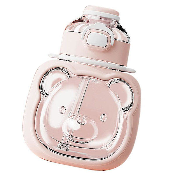 Giftfri luktfri søt design lekkasjesikker rosa vannflaske med stropp for utendørsreiser