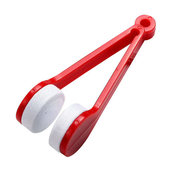 Mini Mikrofiber Solbriller Rengøringsklud Værktøjer Bærbare Briller Rengøringsbriller Red