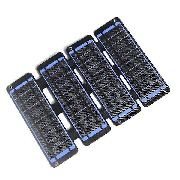 13w 5v Etfe Solpanel Fällbar Väska Utomhus Bärbar Dubbla Usb-utgång Sol Mobiltelefon Mobil Pow