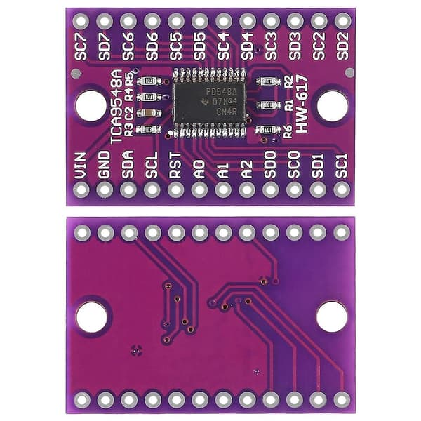 10 stk TCA9548A I2C IIC Multiplexer Breakout Board Modul 8 Kanals Utvidelseskort for
