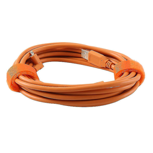 5m Dslr-kamera dator USB Mini 8-stifts Tethered-kabel kompatibel med D750 D7100 D7200 Df