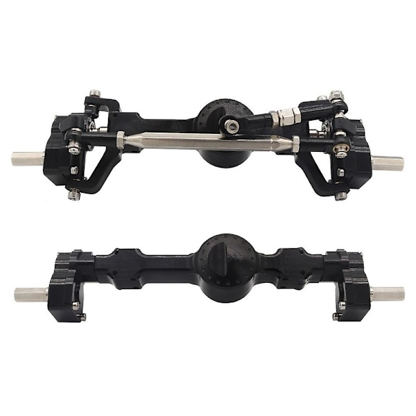Full Metal Fram- och Bakaxel för MN D90 MN-90 MN96 MN98 MN99S MN45 1/12 RC Bil Uppgradering