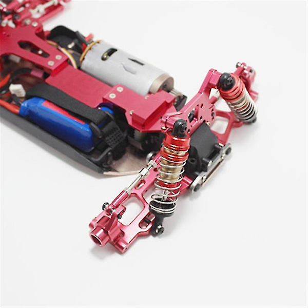 Metallstyrning Kopp Svängarm Uppgradering Delar Kit För 144001 1/14 124018 124019 1/12 Rc Bil Tillbehör