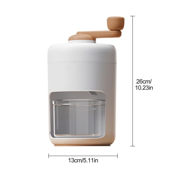 Ismaskross Praktisk Kreativ Mini 500ml Multifunktion Vit Abs