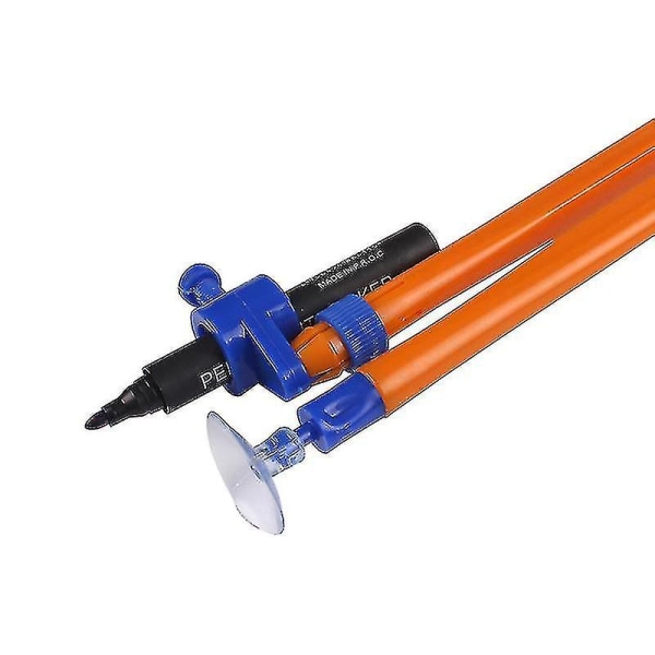 Stort kompas matematikundervisningsværktøj Praktisk geometrisk tegneværktøj Kridtmarkør 1 stykke (orange)