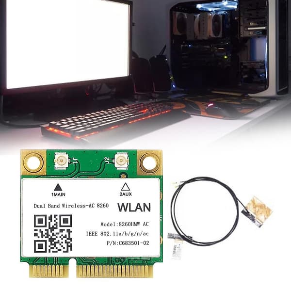 Langaton-ac 8260hmw Mini Pci-e Wifi-verkkoadapteri 5g Wi-fi Bluetooth-yhteensopiva