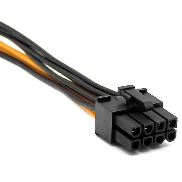 2-pakks Grafikkort 6-pins til 8-pins PCIe Adapter Strømledning (GPU Videografikkort Strømledning)