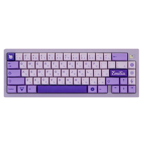 Lila PBT-tangentbordssatser Xda Dye Sub-tangentbordssats för 134 tangenter mekaniskt tangentbord DIY