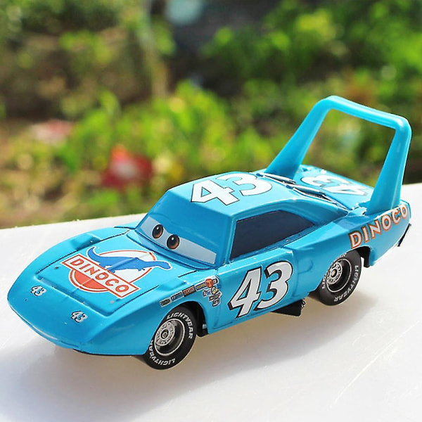 Disney Cars No.43 Dinoco The King Diecast-autolelut Poikien lasten syntymäpäivälahjakokoelma