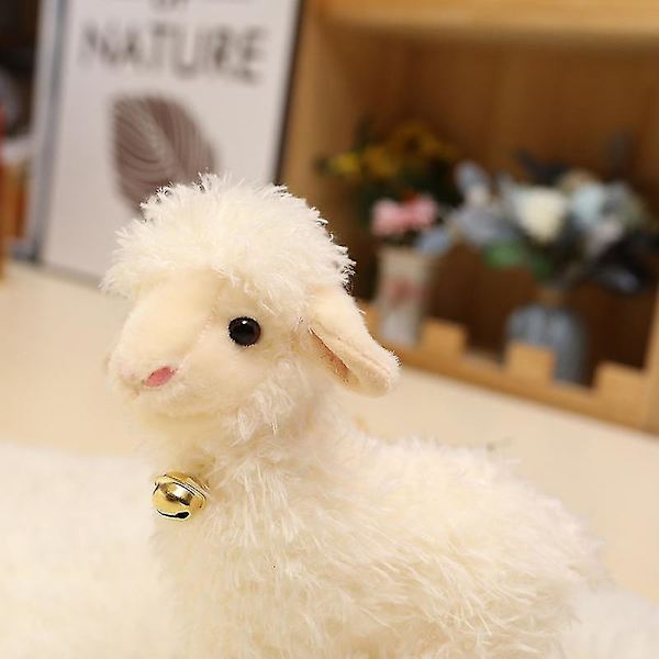 Tukkumyynti korkealaatuinen pehmolelu lammas valkoinen vuohi pehmeä lelu täytetty pehmo vuohi mini täytetty lammas lelu