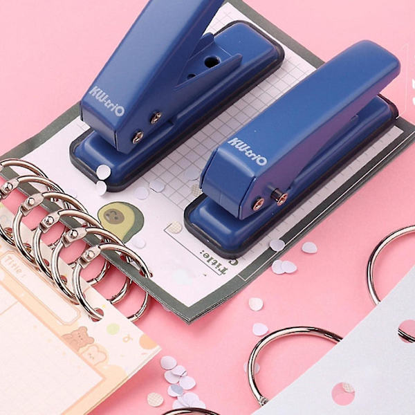 Enhålsstans | Enhålsstans Scrapbooking Rundhålsstans Handgjorda Diy Bokbindningsverktyg | Metallhålsstans Enhålsstans