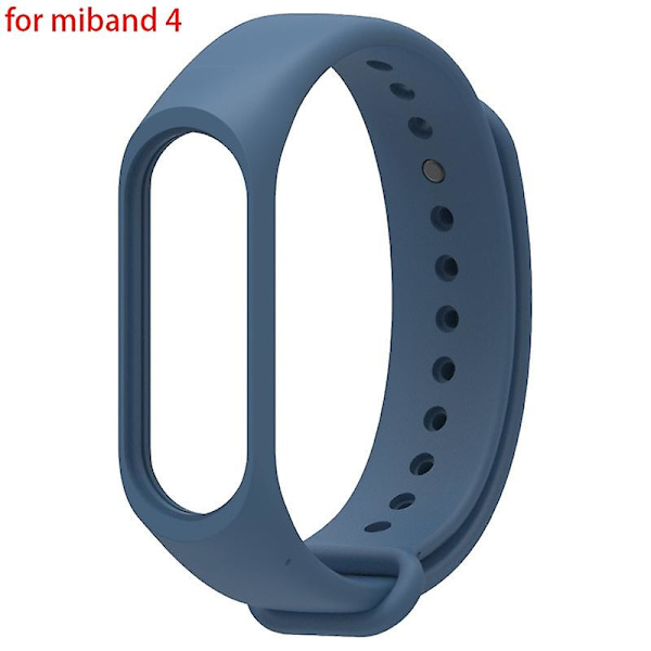 Fargede stropper til Xiaomi Mi Band 3 4 Silikon armbåndsremmer erstatningsstropp for Xiaomi