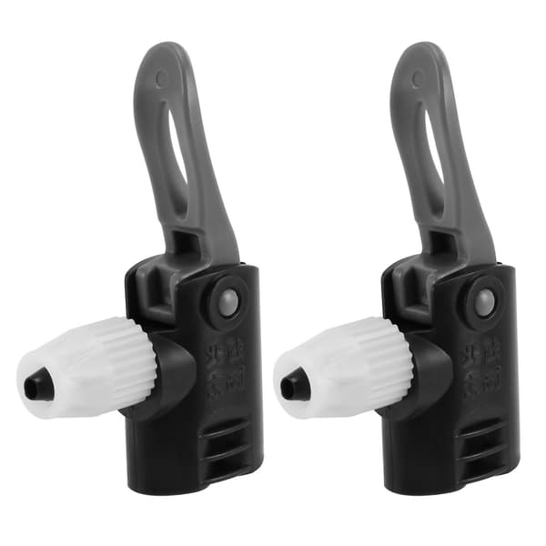2x Cykelpump Dubbelhuvud Munstycke Ventil Koppling Pumpdelar