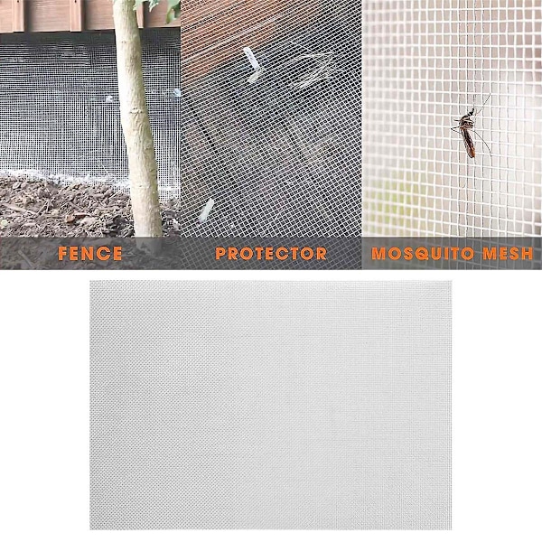 Mesh-nett, 4 pakker trådnettpaneler 20 mesh, mus rotte insektnett for ventilasjon, hjem, kjøkken, Ga