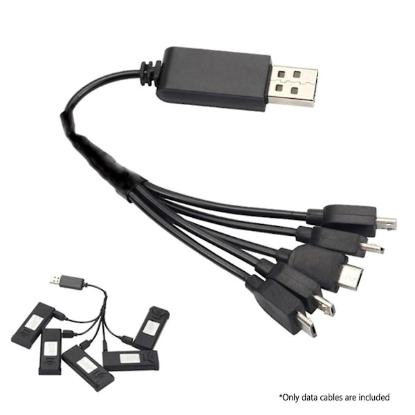 1 till 5 laddningskonverteringskabel Usb Micro Usb laddningskabel för E58 Xs809