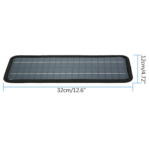 V 4.5w Sunpower Batteri Blok Solcellepanel Oplader Udendørs Bil Strømkilde