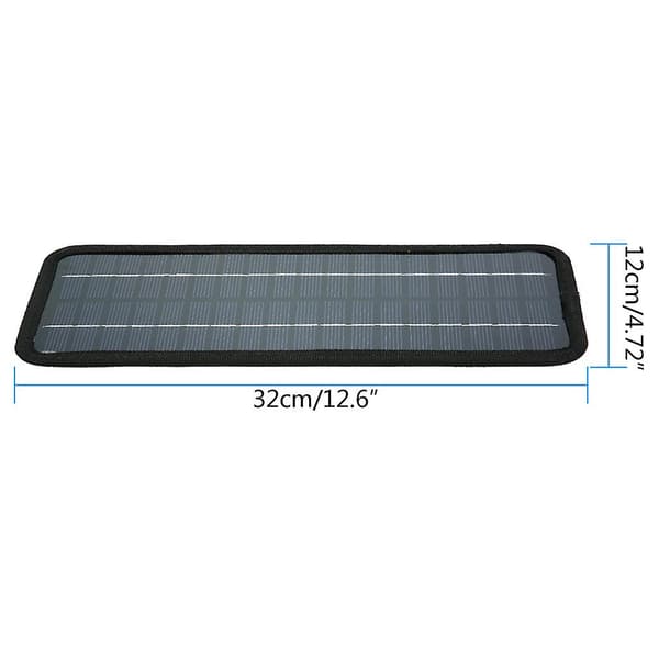 V 4.5w Sunpower Batteriblokk Solcellepanel Lader Utendørs Bil Strømkilde