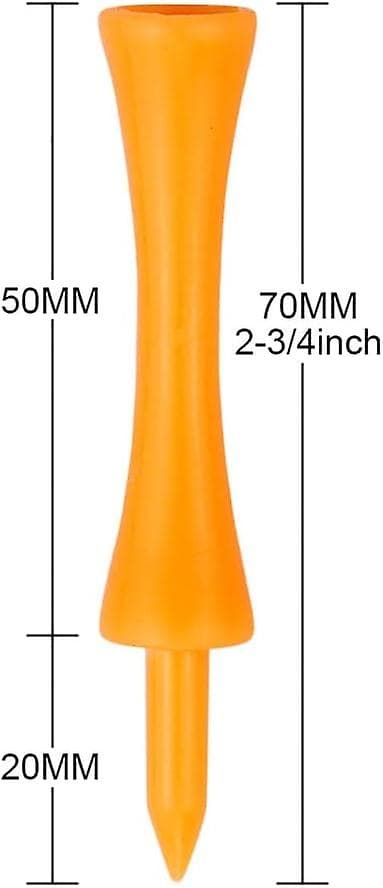 100 stk. 44 mm/70 mm Plastik Golf Tees