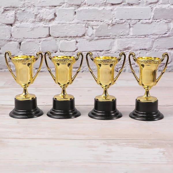 25 stk. Mini Trofæer Fodbold Trofæ Trofæer Børn Trofæ Cup 1. Plads Trofæ