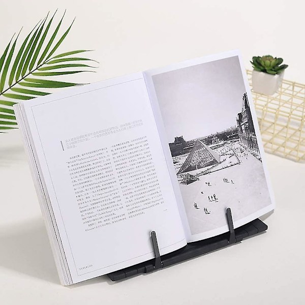Bärbar notställ, hopfällbart notställ, multifunktionellt bok-/läs-/dokumentställ