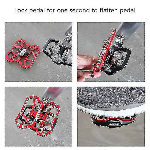 Eslnf 1 Pari Clipless-Poljinten Alustasovittimet Spd-Poljinten Titaniumille