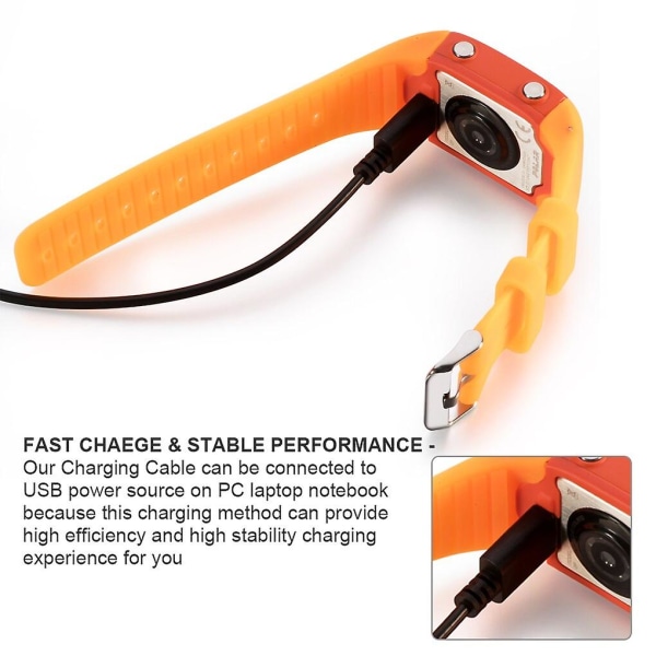 Nopea USB-laturikaapeli Polar M430 -älykellolle 1M latauskaapeli datakaapeli Polar M430 GPS -juoksukellolle