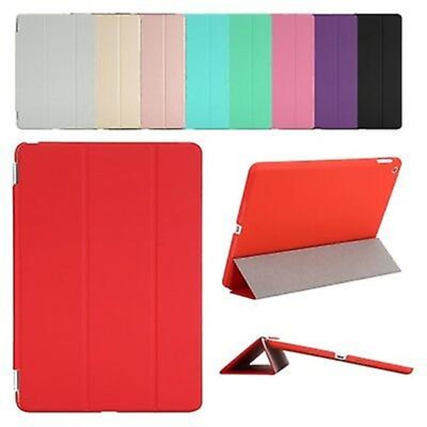 For New iPad 6th 2018 9.7\" Smart Magnetisk Lær Stativ Auto Sleep Etui Deksel UK