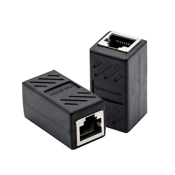 Nettverksutvider Ethernet-kabel RJ45-utvideradapter Gigabit-grensesnitt Hunn til hunn nettverkskontakt