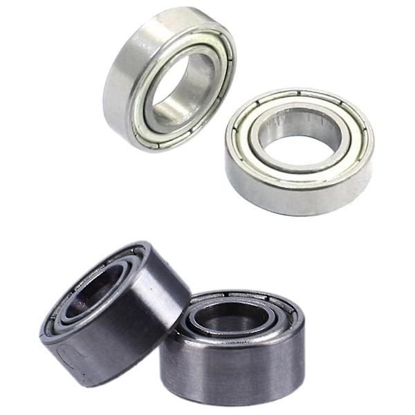 10 stk. 6800z 10 x 19 x 5 mm enkelt række afskærmet dyb rille kugleleje & 10x 684zz leje 4x9x4 mm