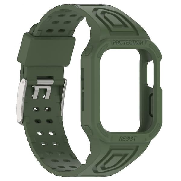 2-i-1 Passer til Apple Watch Rem Apple Watch Ultra Armor Rem Silikon Urkasse