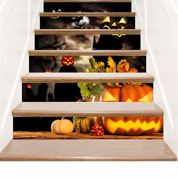 Halloween-trappdekaler sovrum vardagsrum tapet