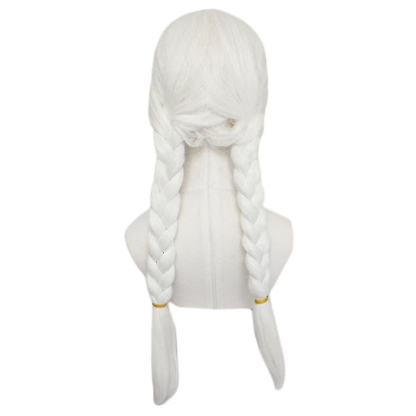 Anime Wigs Coco Flätad Syntetisk Hår Peruker