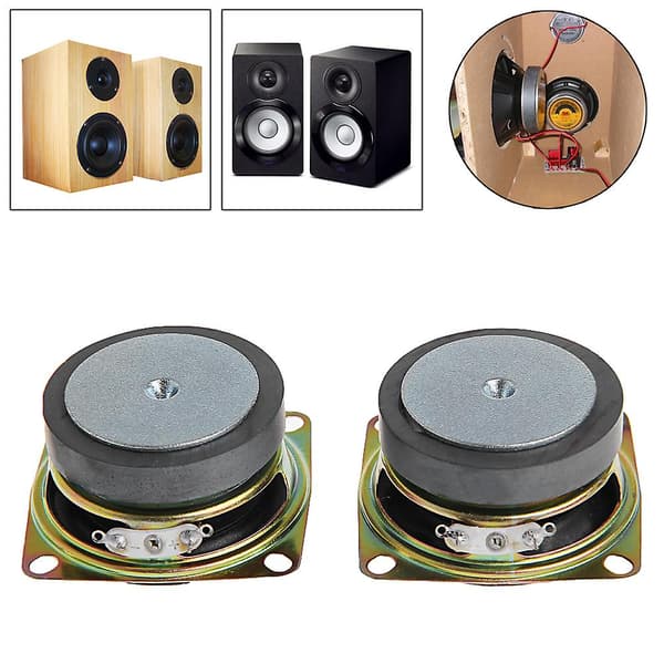 2 st dators högtalare ljud högtalare 4 Ohm 3 W Diy för hemmabio