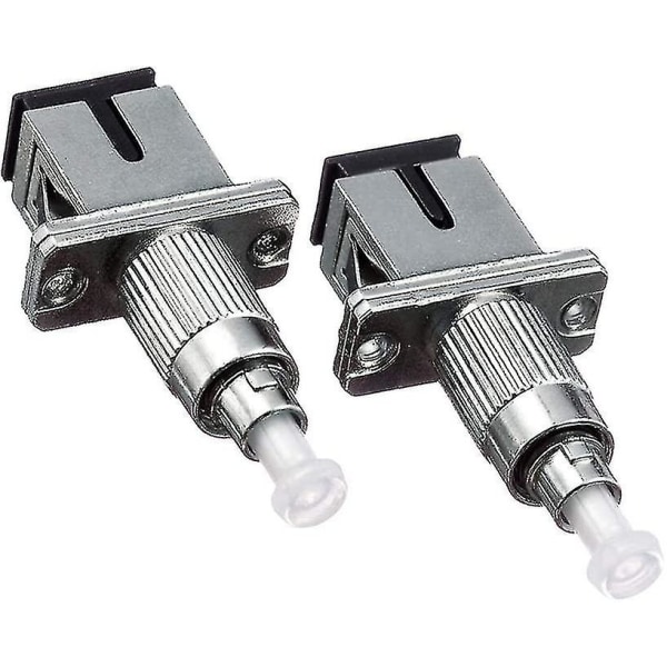 Enkeltmodus 9/125um Fc/upc Hann til Sc/upc Hunn Hybrid Optisk Fiberadapter Kontaktstykkerlivery2pcs