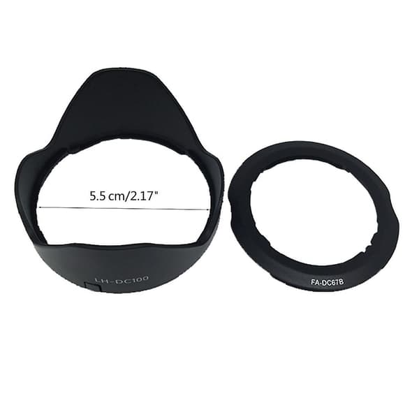 Objektivskydd Lh-dc100 55mm Fäste Fa-dc67b Adapter För Sx60/sx50/g3x