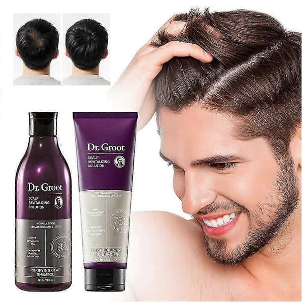 Dr Groot Scalp Revitalizing Solution Hårfortykkende Balsam Shampoo 385ml