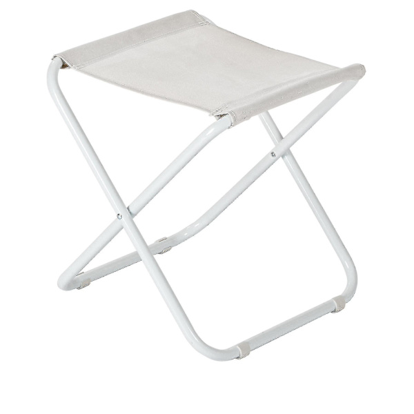 Klassisk sammenleggbar krakk - Lett materiale Praktisk sammenleggbar design - Hvit