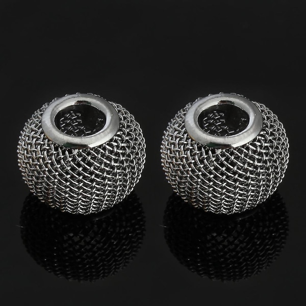 Rund afstandsstykke løse perler gør-det-selv-smykker halskæde Armbånd Perlefund (10 stk)