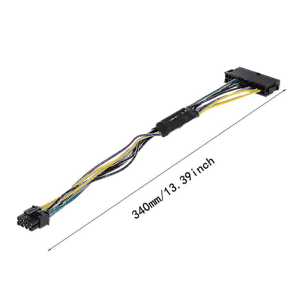 Atx 24p - 8p virtalähteen sovitinkaapeli Dell 24pin - 8pin Optiplex 3020 7020 9020 emolevy palvelimelle