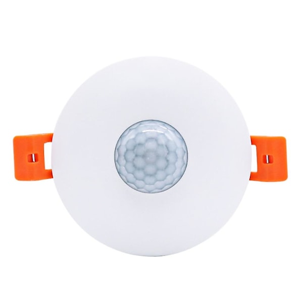 Justerbar menneskekroppssensor for takmontering 110-220v Infrarød sensor Bevegelse