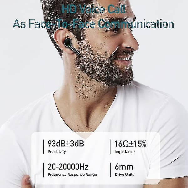 T12p Tws Bluetooth Høretelefoner Sort