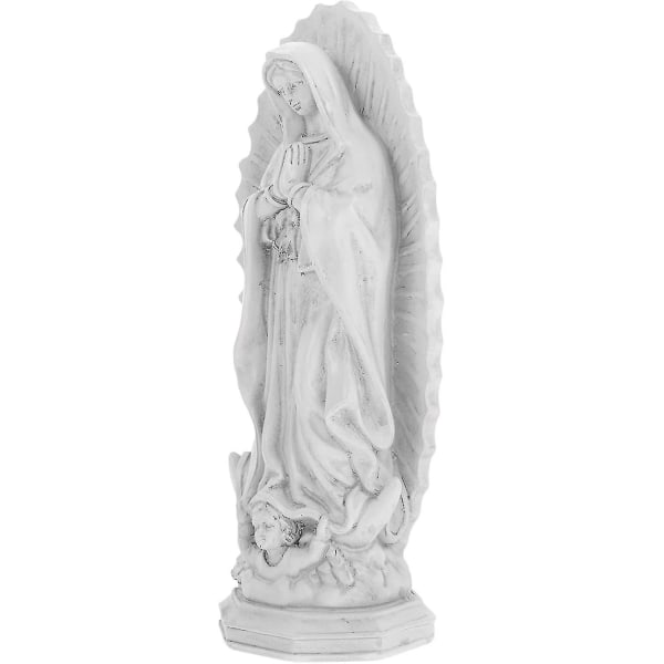 Katolske gaver Harpiks Religiøst bedende Jomfru Maria-statue Den velsignede moder til den ubesmittede undfangelse Katolsk skulptur