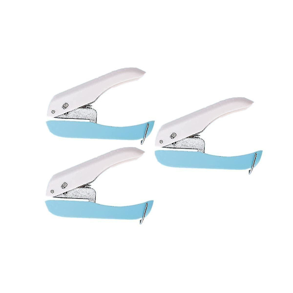 Papperhålstansar i olika former, Enstaka hålstansar för pyssel, Handhållna runda/stjärnformade/hjärtformade hålstansar - 3-pack