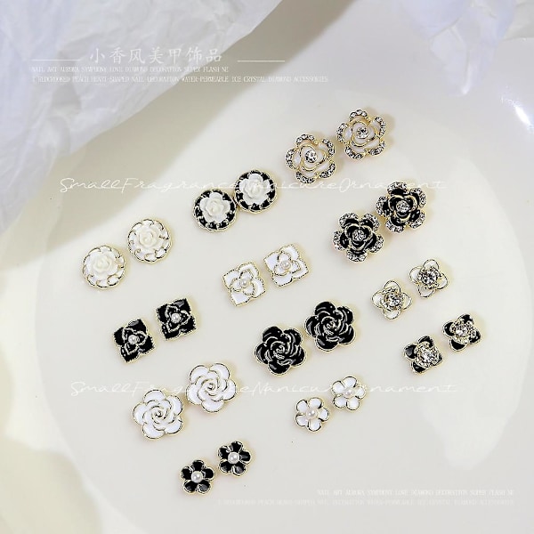 10 stk. Luksus 3d Zircon Negle Krystal Kunst Håndværk Rhinestones Charms Negle Diamanter 2300