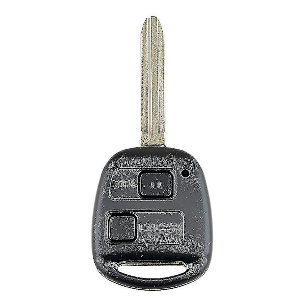 Bil Smart Fjernbetjening Nøgle 2 Knapper 4c Chip Bil Nøgle Fob Passer Til Corolla 2001-2007 304mhz