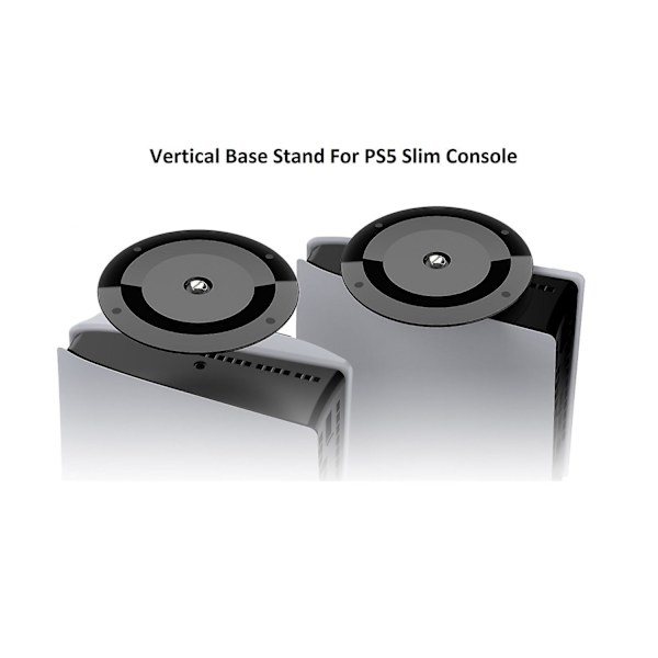 Vertikal basstativ för PS5 Slim, vertikalt basstativ kompatibelt med Playstation 5 Slim Disc & Digital Edition, PS5 Slim-tillbehör
