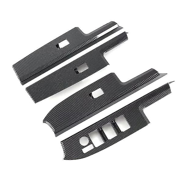Fönsterglaslyftknappskydd för Toyota Bz4x 22-23 Kolfiber