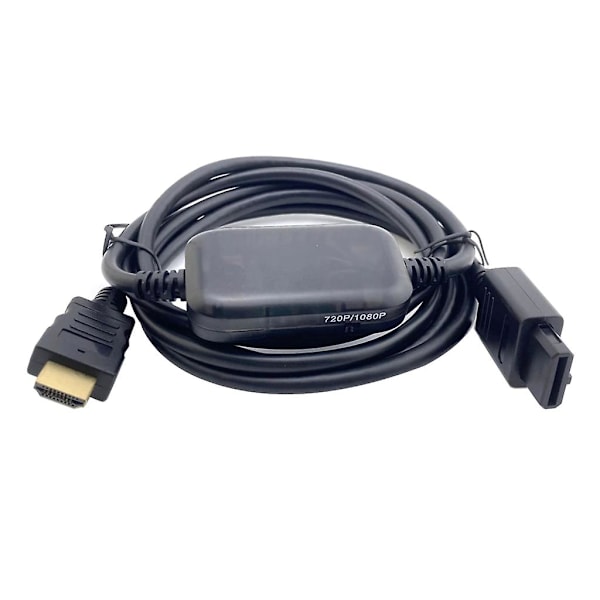 N64 til HDMI-kompatibel konverter for N64 spillkonsoll 180 cm lang ledning