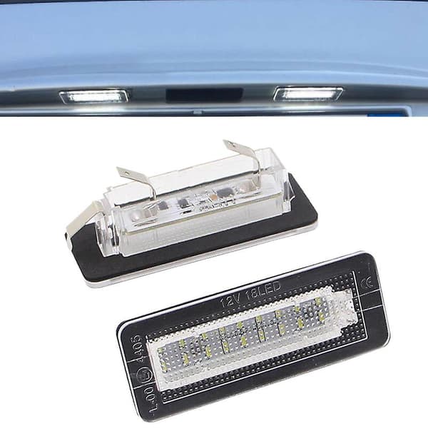 Bil LED Nummerpladelys Til Benz Smart For Two Coupe Cabriolet 450 451