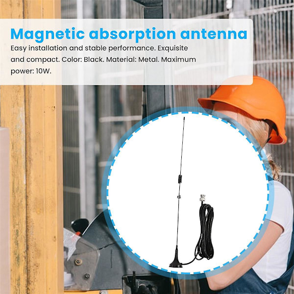 UT-106UV BNC Dobbelt bånd U+VHF Antenne til ICOM Radio